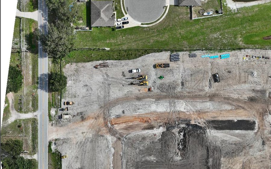 Site coverage from a single mapping flight